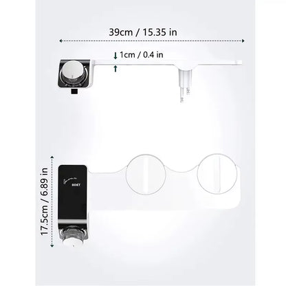 1 Set Portable Bidet for Women Self-Cleaning Toilet Attachment with Non-Electric Spray Washer Hygienic Bathroom Accessories