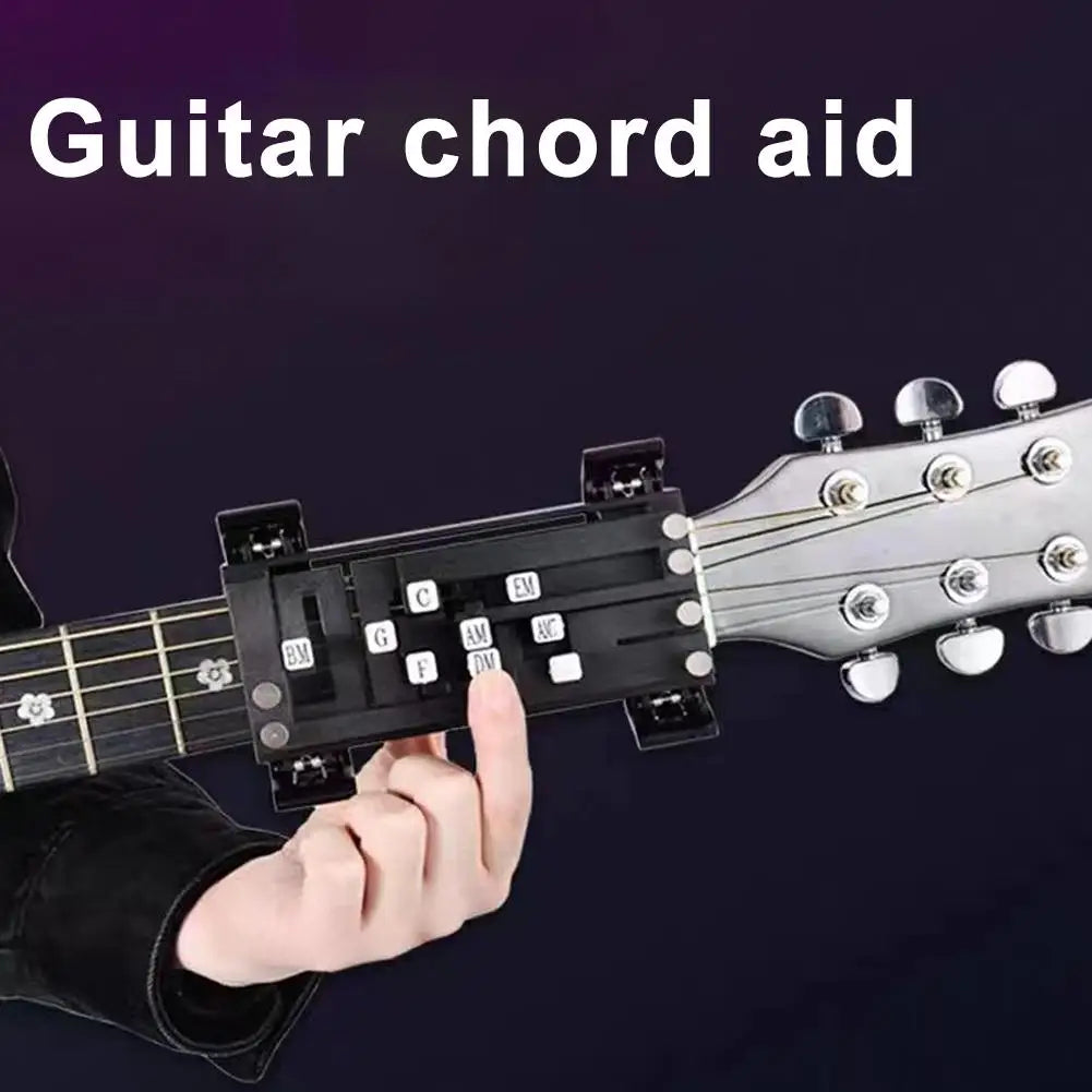 Guitar Practice Tool Easy to Install Eliminates Finger Pain Guitar Chords Learning Tools Practitioner Chord Booster Accessories