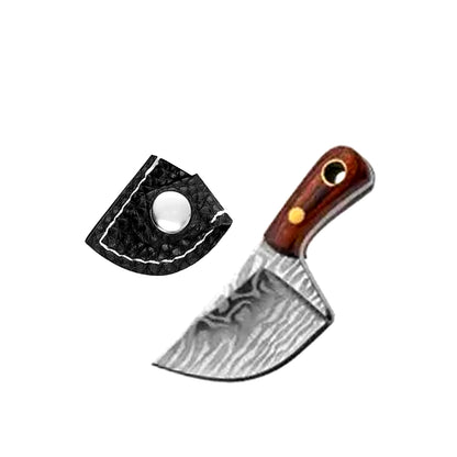 Mini Kitchen Knife Keychain Unboxing Portable Wine Bottle Opening Small Blade Paper Cutting EDC Fixed Blade Knife