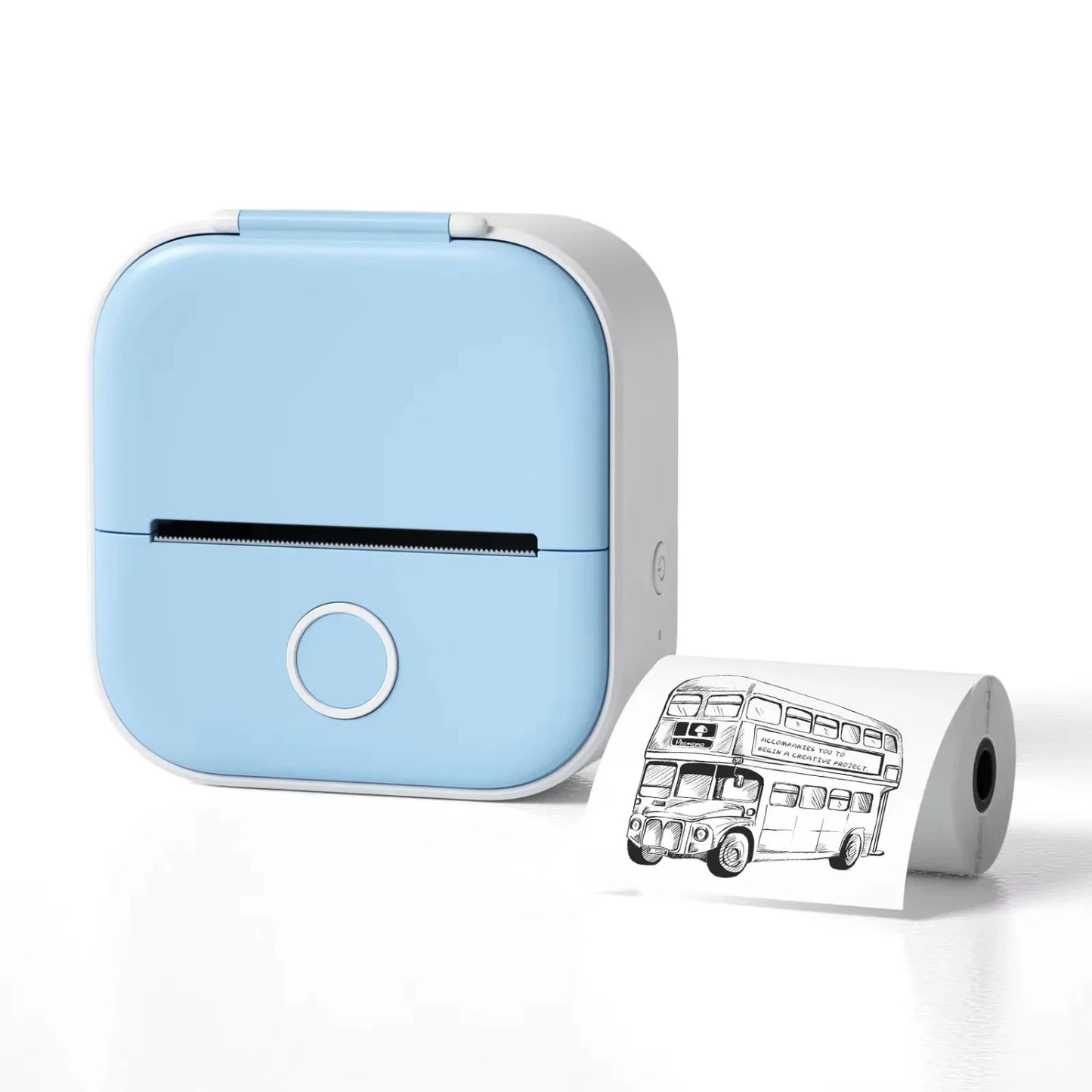 New Mini Wireless Thermal Pocket Printer Portable Inkless Phone Printer with Bluetooth Instantly Print Stickers Impresora Portá